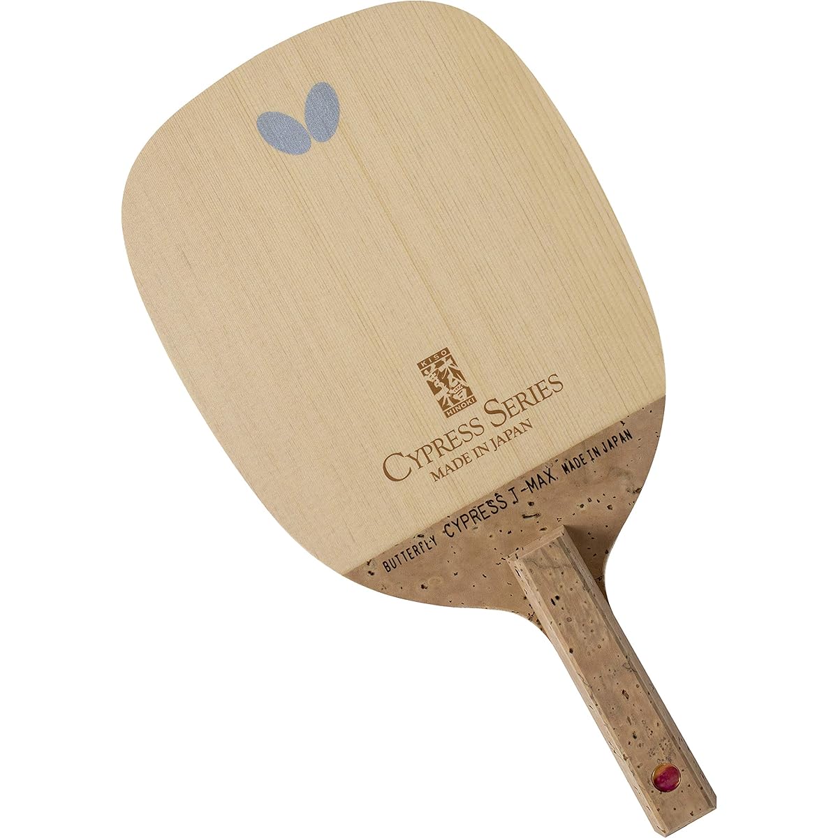 Butterfly Table Tennis Pen Holder Racket Cypress T-MAX 23950 Blade: 163mm x 135mm x 10.0mm; Grip: 92mm x Width 20mm x Thickness 15, 21mm