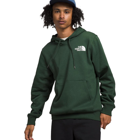 [The North Face] Hoodie Men's Back Blind Box Logo Box NSE Pullover Hoodie [Parallel Import]
