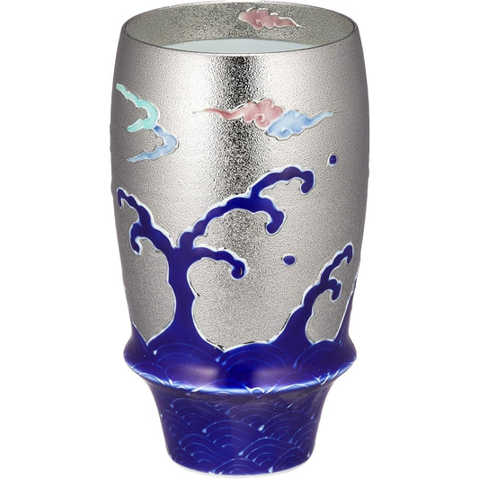 Arita ware beer glass Hokusai T542