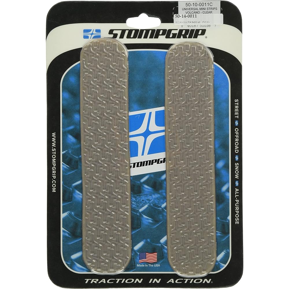 STOMPGRIP Tank Pad Mini Strip General Purpose 45 x 200mm ICON Clear 50-14-0011