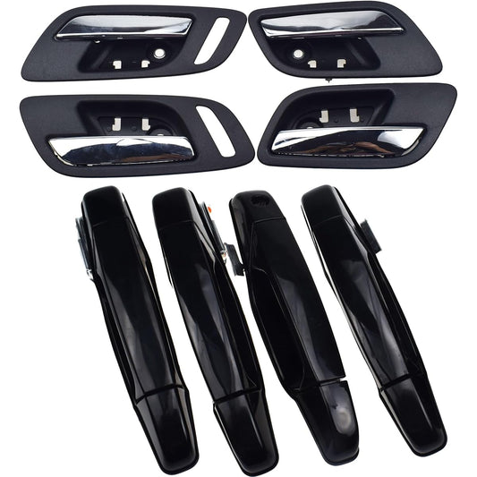 Car parts outdoors & outdoor Chevrolet & Amplifier Inside Frontoria LH RH door handle. GMC 4.8L 5.3L 6.0L 6.2L 6.6L 2007 2009 2009 2011 2012 2012 2012 (color: Black outside)