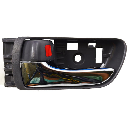 PT Auto Warehouse to -2533MG -FL -Inner internal internal door handle, gray (stone) housing, with chrome lever -driver's front side front.