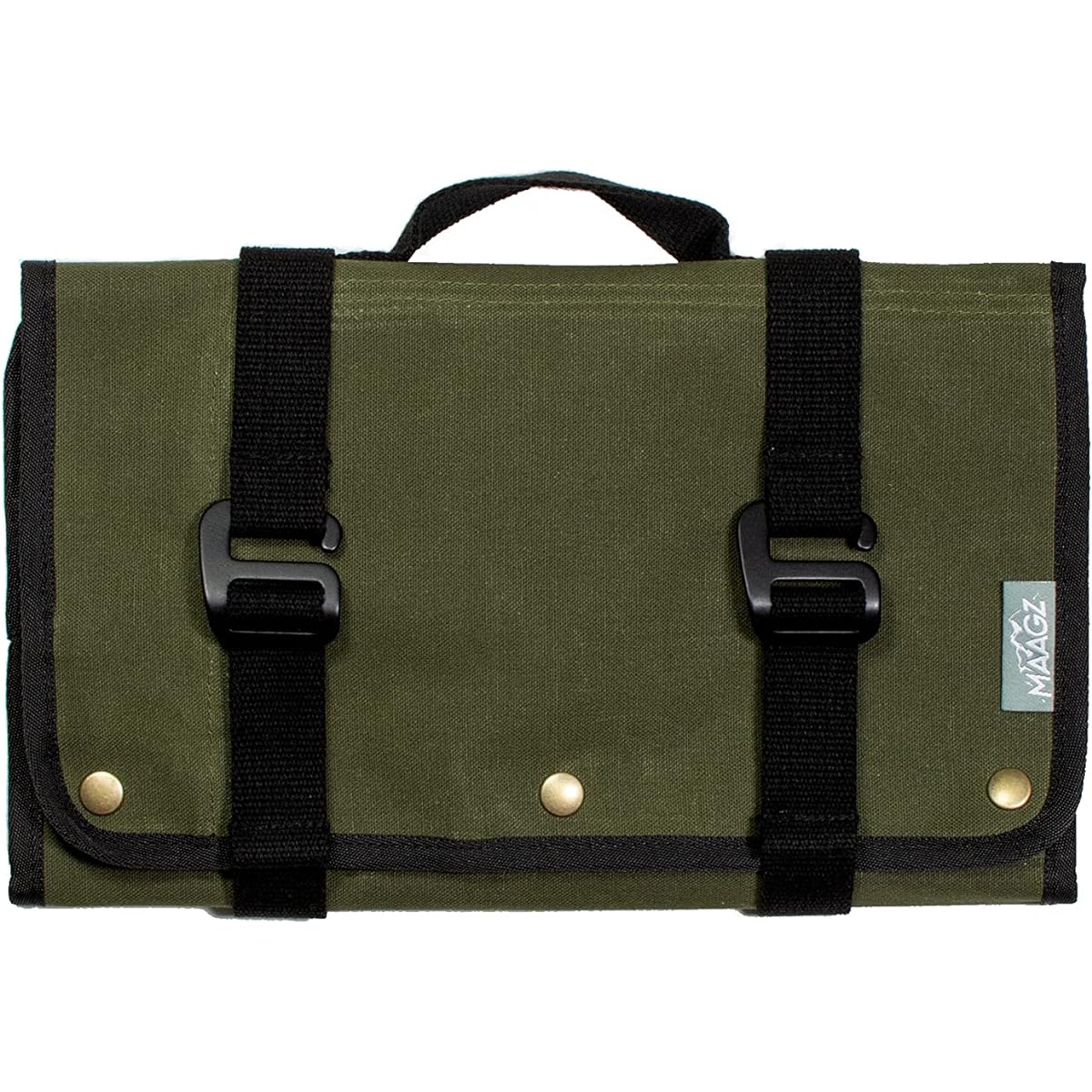 MAAGZ Multi-Tool Bag S [CD0009-1] Storage Case, Storage Bag, Bonfire Tools, Tools, Cooking Utensils, Canvas, Made in Japan (Khaki Drab)