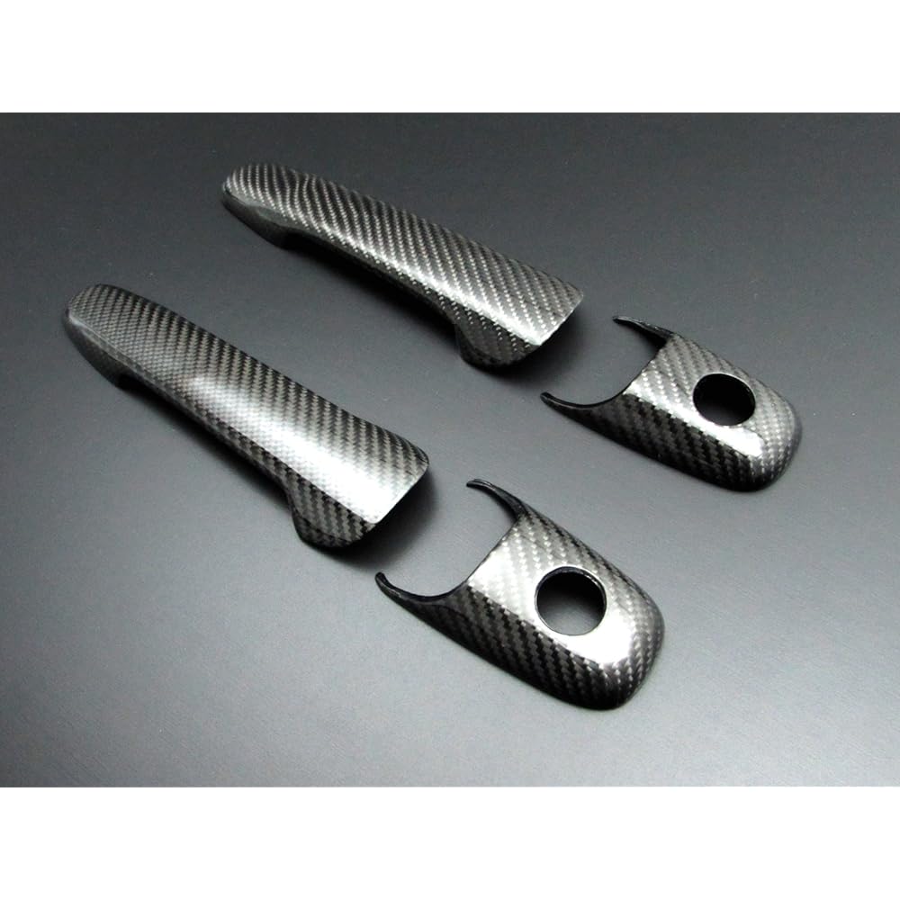 BRIGHTZ RX-8 SE3P Real Carbon Door Handle Cover Knob "With Keyhole x2" [DHC-NOBU-315] SE3 SE 3P RX8 RX R X 8 R X 8 Owl X 8 R Owl X 19923