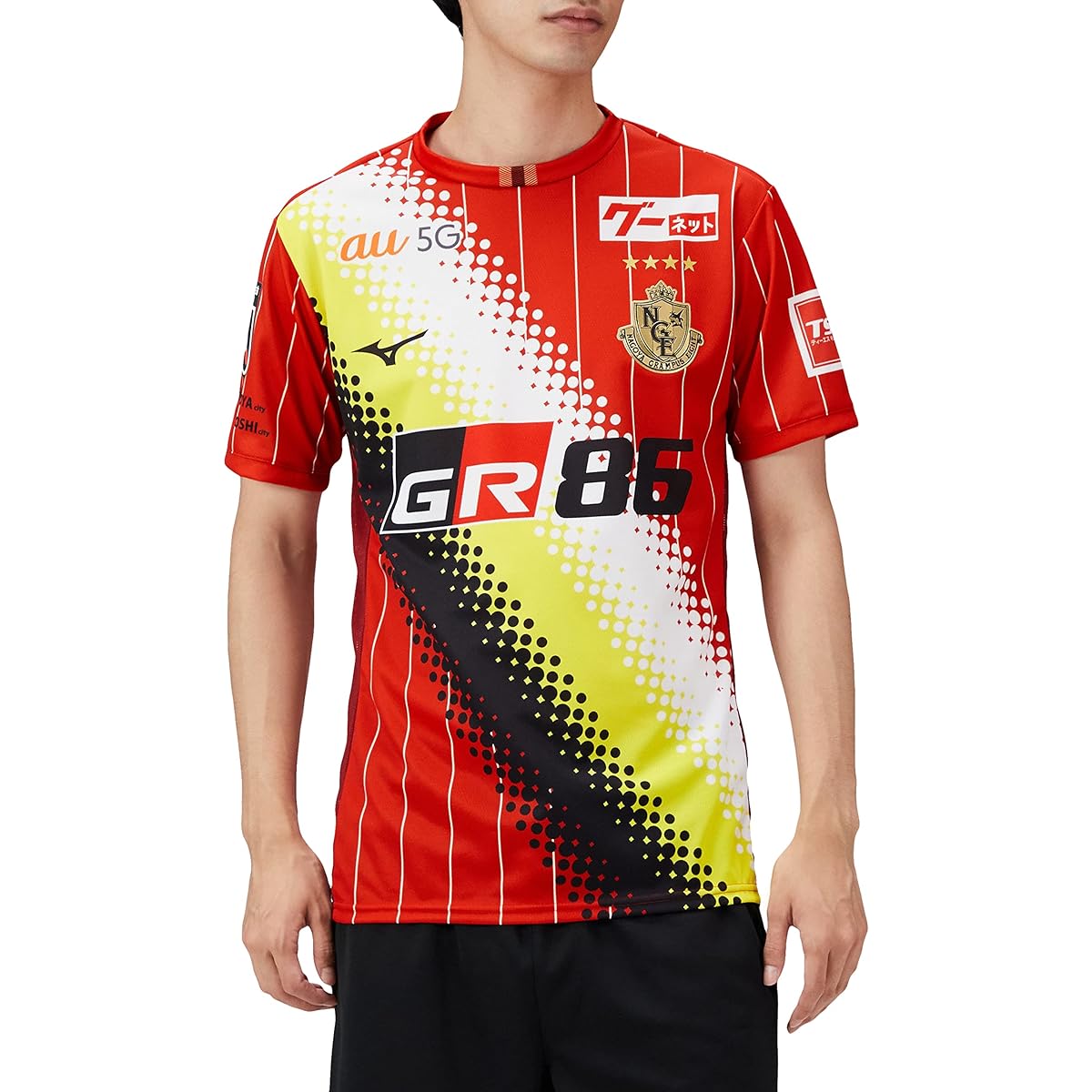 [Mizuno] Soccer Wear 2022 J League Nagoya Grampus Summer Limited Authentic Uniform P2JA2Y08