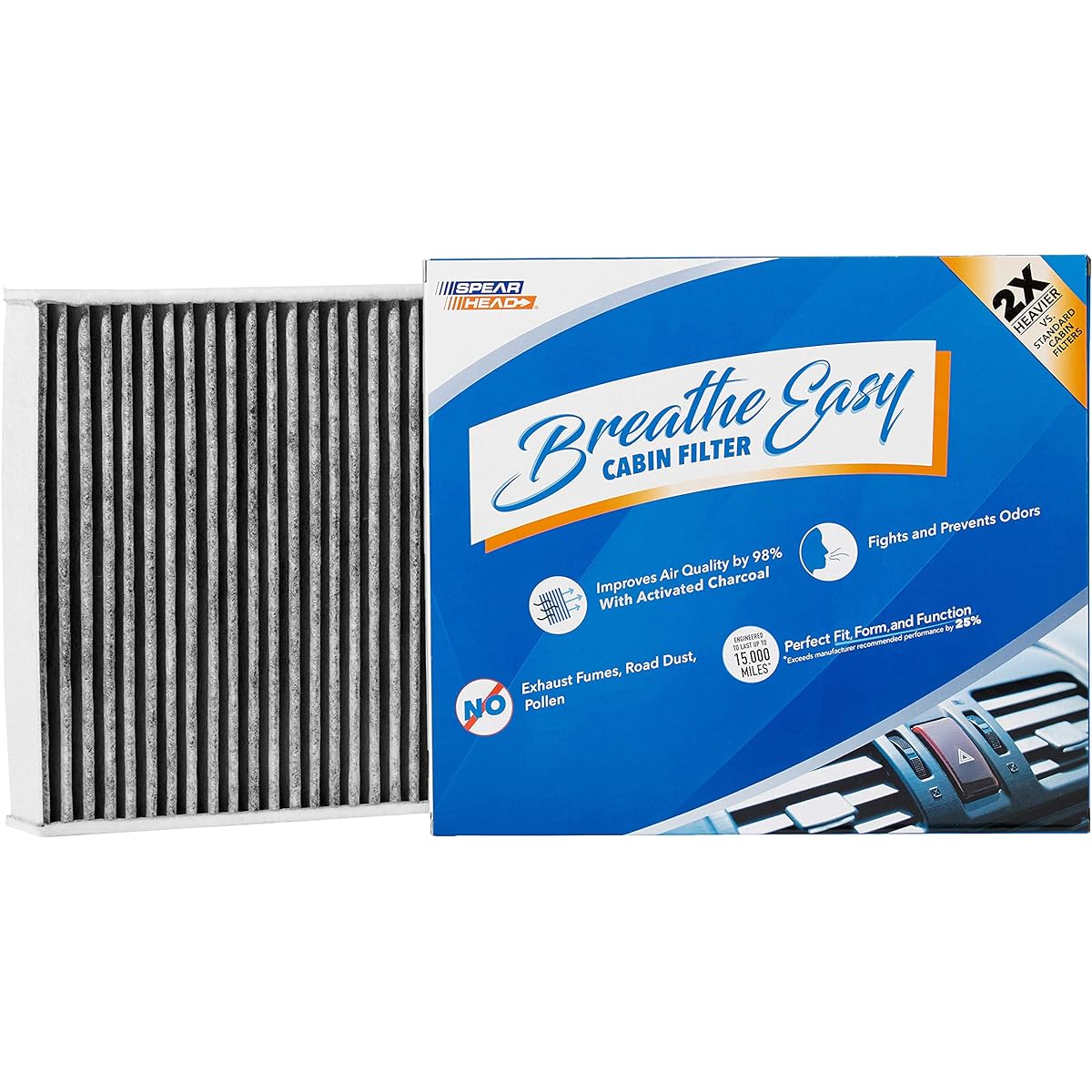 SPEARHEAD Premium Breeze Eye Cabin Filter Up to 25%long life (Be-472)