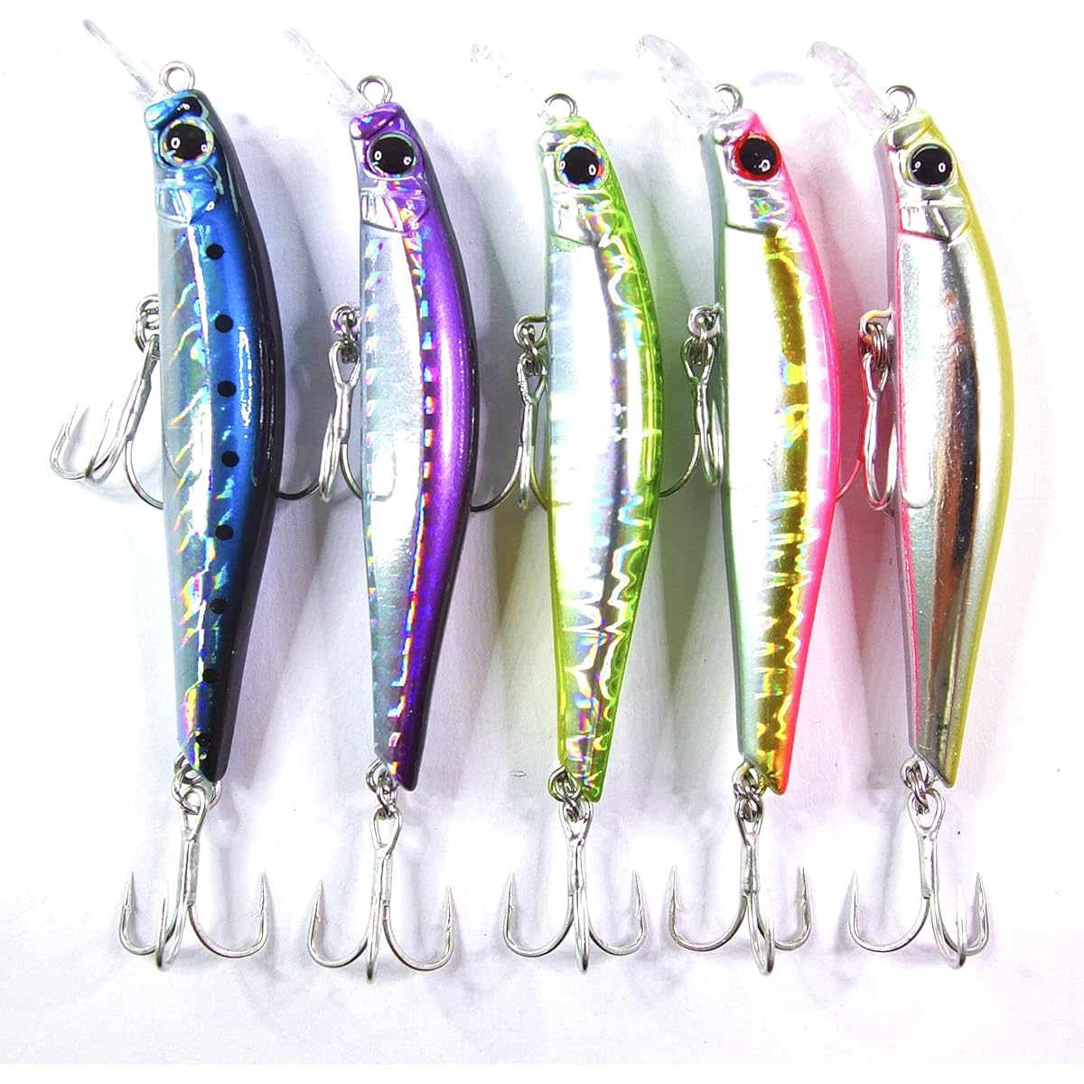 [momo lure] Momoru lure sea bass lure swimmer 70S 7g sinking minnow plated barracuda small blue fish