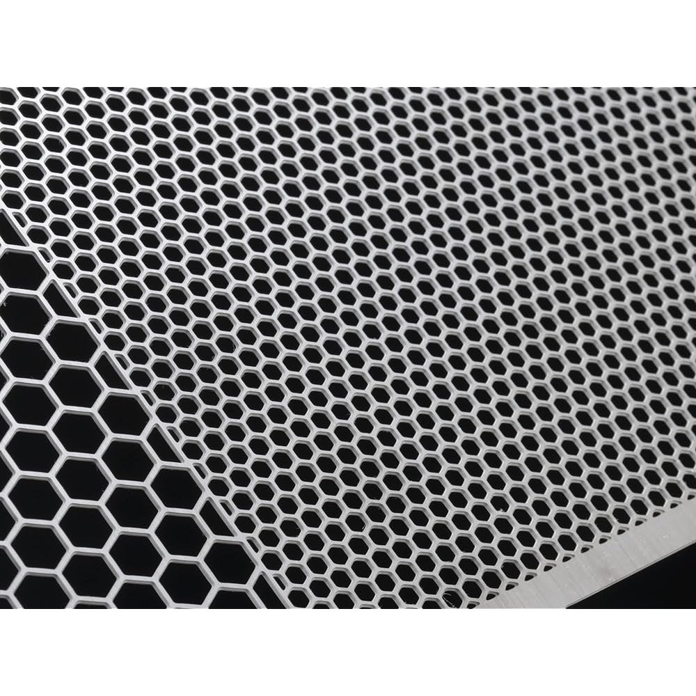 ETCHING FACTORY Core Guard Radiator Core Guard Emblem: Blue Stainless Silver GSR750/GSX-S750 17- RGS-GSR750-00