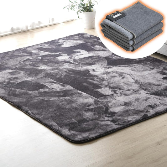 Tansu no Gen Rug + Hot Carpet Set 2 tatami mats 185 x 185 cm Square Non-slip Flannel All Seasons 21700005 (89476)