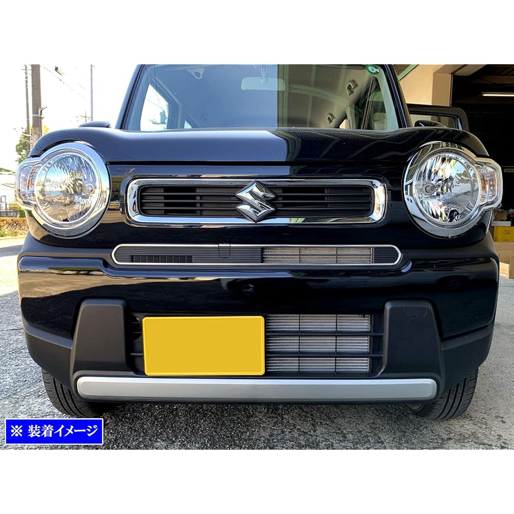 BRIGHTZ Hustler MR92S MR52S Super Mirror Stainless Plated Front Center Grill Ring 2PC [GRI-COV-M-053] R92 R52 92S 52S 92 52 90 50 44839