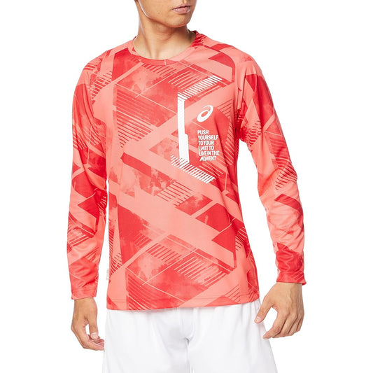 [ASICS] Training Wear LIMO Graphic Long Sleeve Top 2031C655 Men's