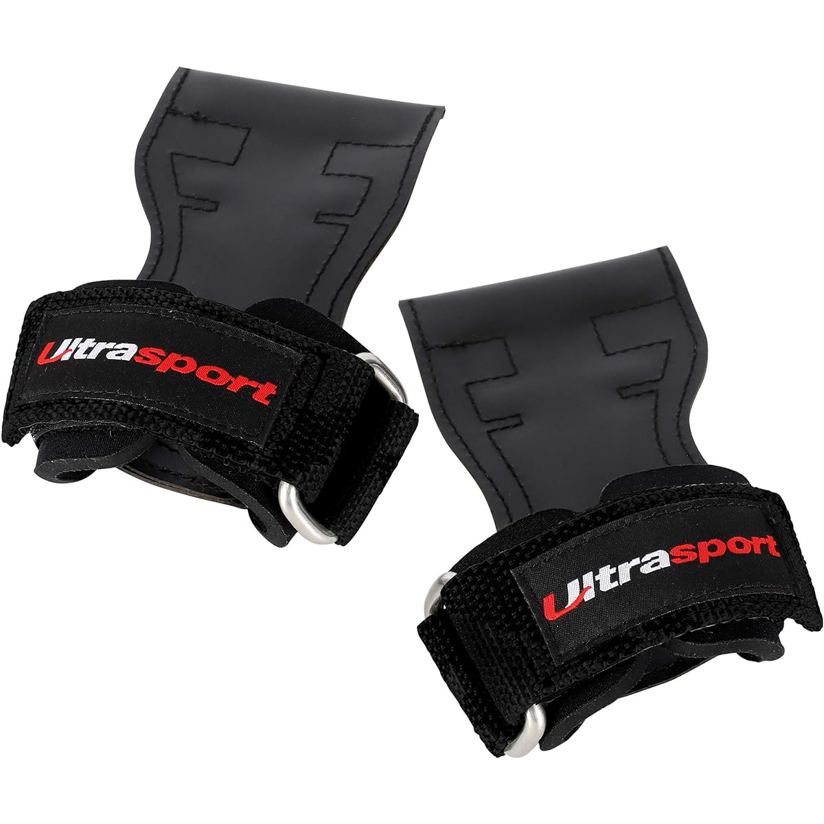 Ultra Sports Power Grip, 3 Sizes, Wrist Fixation, Grip Strength, Anti-Slip, Grip Strength Assistance, For Training, Black