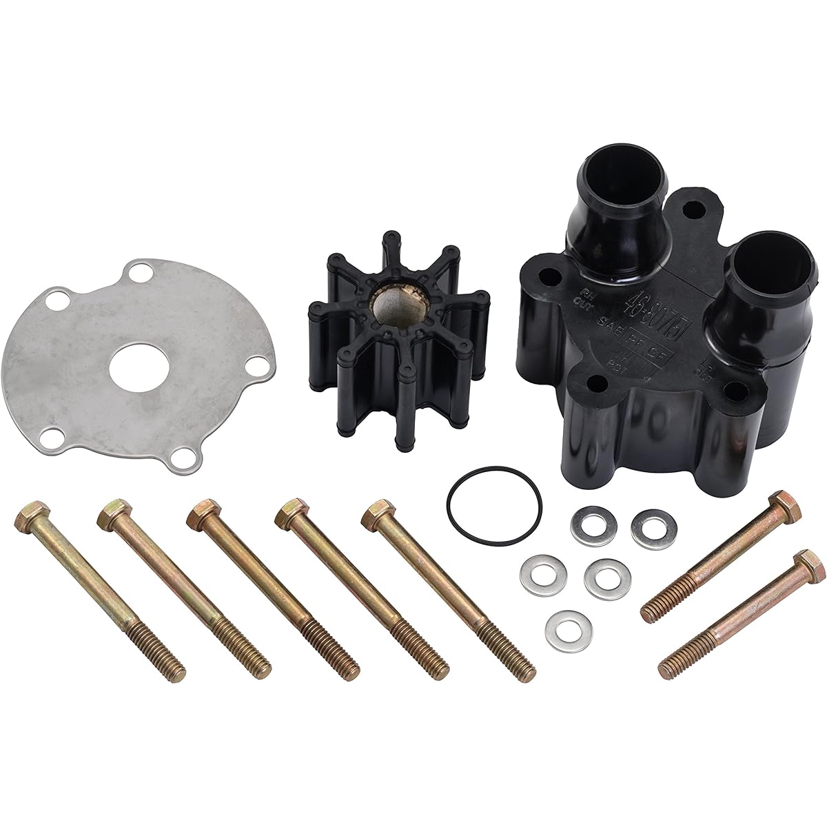 Quicksilver 807151A14 Sea Water Pump Body Kit - MerCruiser Engines with One-Piece Engine Mounted Sea Water Pumps