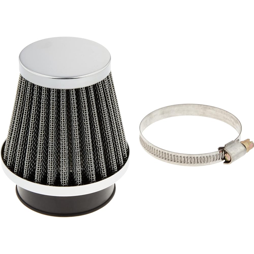 Kijima Motorcycle Bike Parts Power Air Cleaner Universal 00° Mounting Diameter 46mm Total Length 84mm Outer Diameter 74mm 102-039