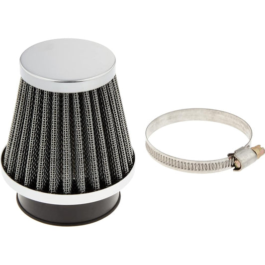 Kijima Motorcycle Bike Parts Power Air Cleaner Universal 00° Mounting Diameter 46mm Total Length 84mm Outer Diameter 74mm 102-039