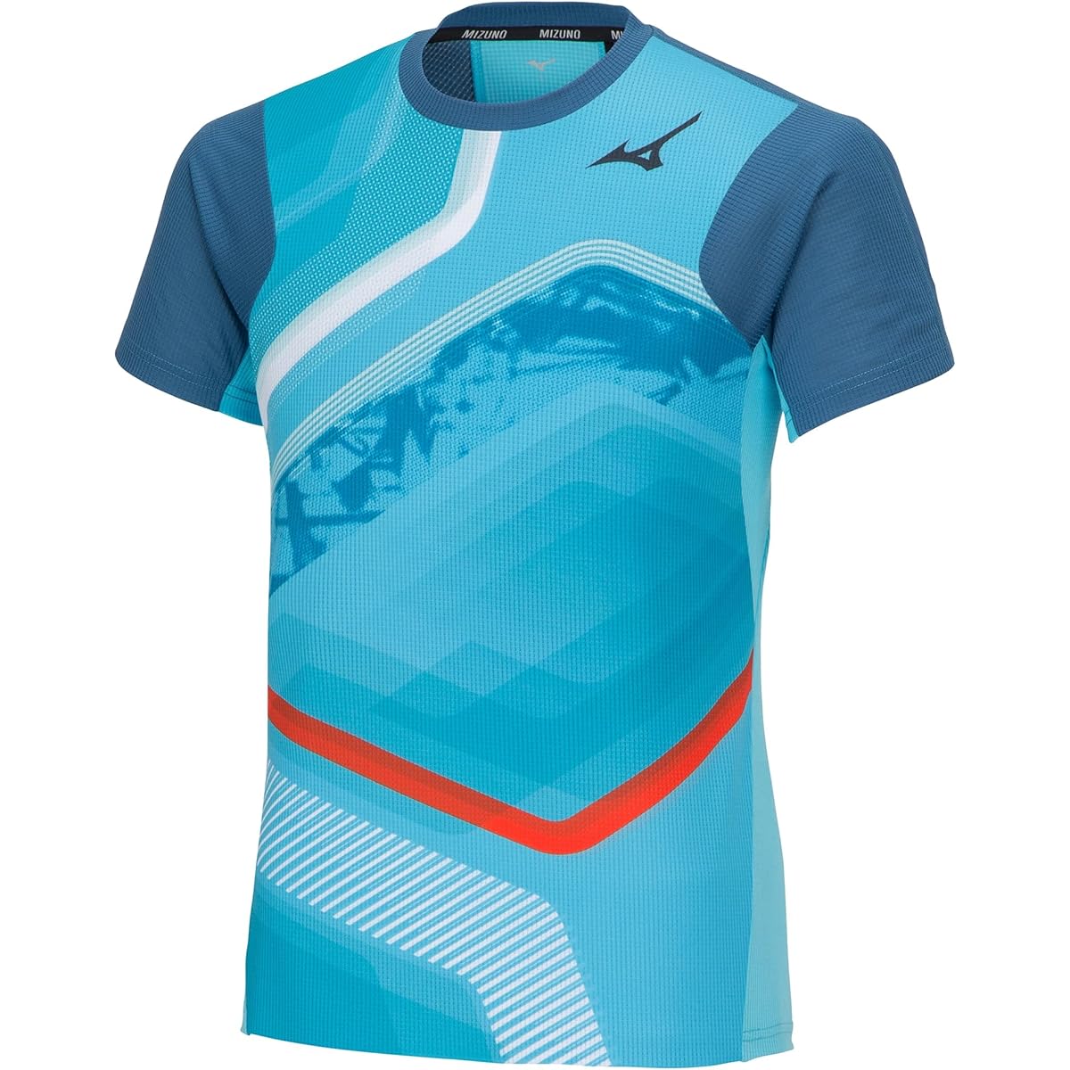 [Mizuno] Track and Field Wear MTC Practice Shirt Short Sleeve Dry Aeroflow Highly Ventilated U2MAA011