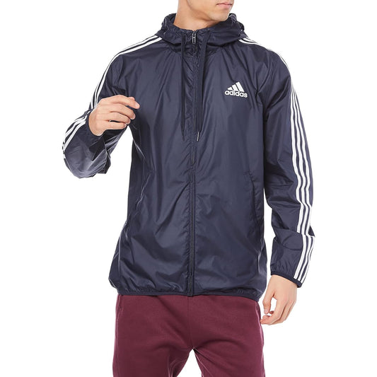 [Adidas] Prime Green Essentials 3 Stripes Windbreaker 31319 Men's