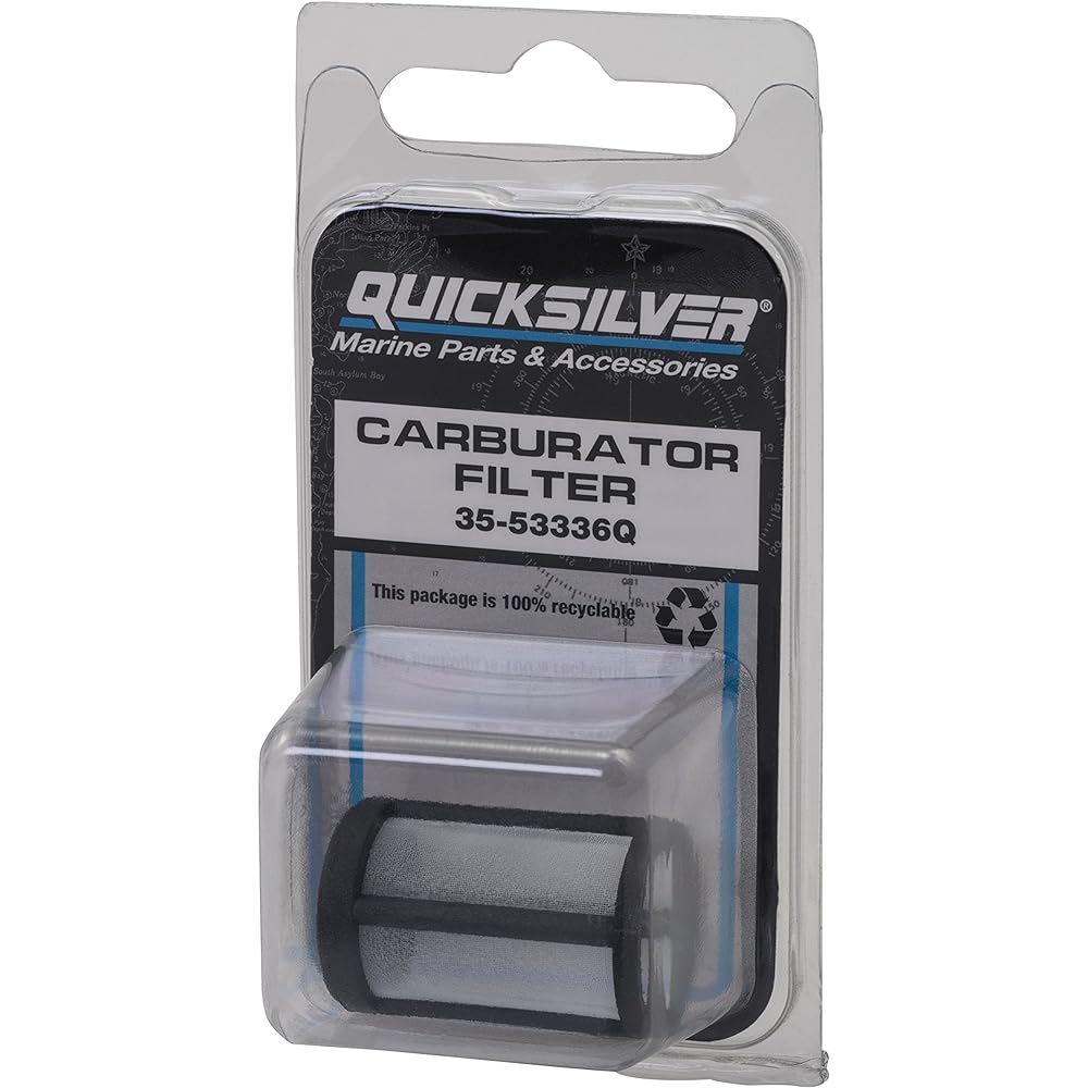 QuickSilver 53336Q Carburetor Fuel Filter Element -Mercruiser Stern Drive and Inn Board Engine