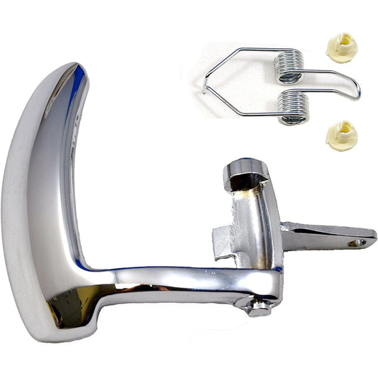 PT Auto Warehouse GM -2576M -1RH -Inner internal door handle lever only, chrome -passenger side side