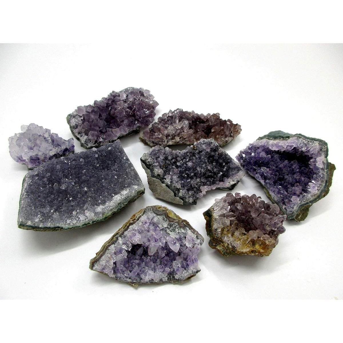 RELIGHT Amethyst Natural Stone Cluster Raw Stone Power Stone Purification Ornament Interior Goods Outlet Approx. 500g
