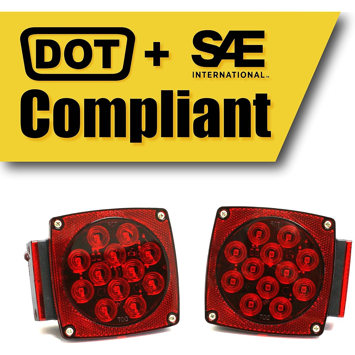 MAXXHAUL 70460 12V LED Trailer Tail Light (Turn/Stop/Signal-Left/Right-Dot compliant)