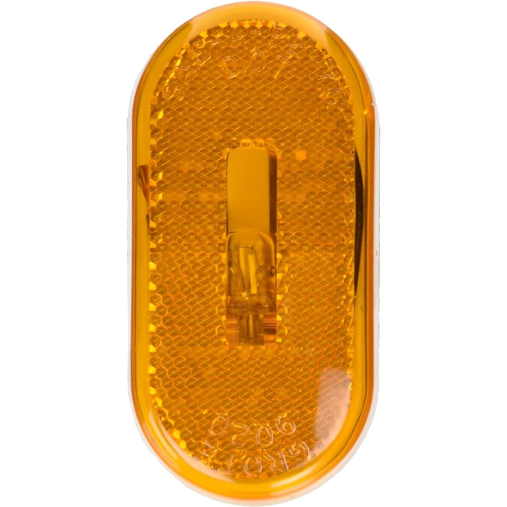 GROTE 46713-5 Single Light bulb Oval Ran Marker Light (built-in reflector)