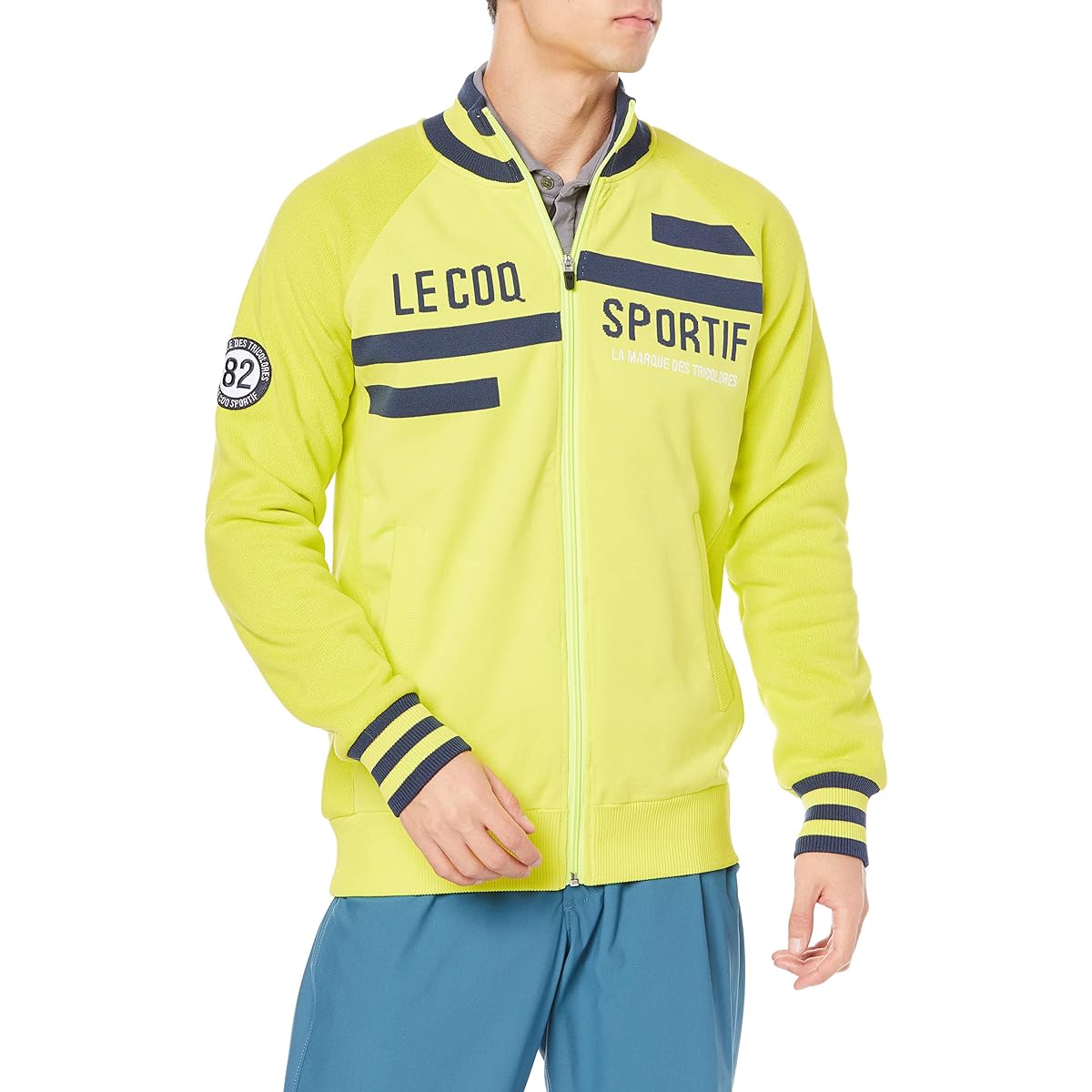 [Le Coq Sportif] 21 Autumn/Winter Model Golf Sweater Full Zip Active Heat Retention Windproof QGMSJL03 Men's