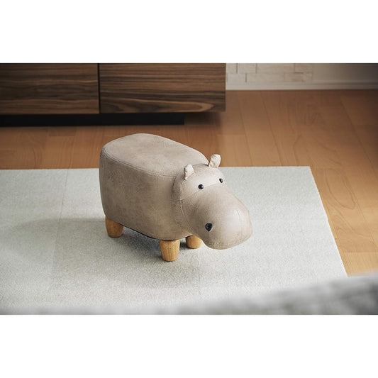 EN FANCE Hippo Stool Paul Jr. Paul Junior Tony Beige EF-ST02BEJ Size (approx.): W50 x D25 x H28cm