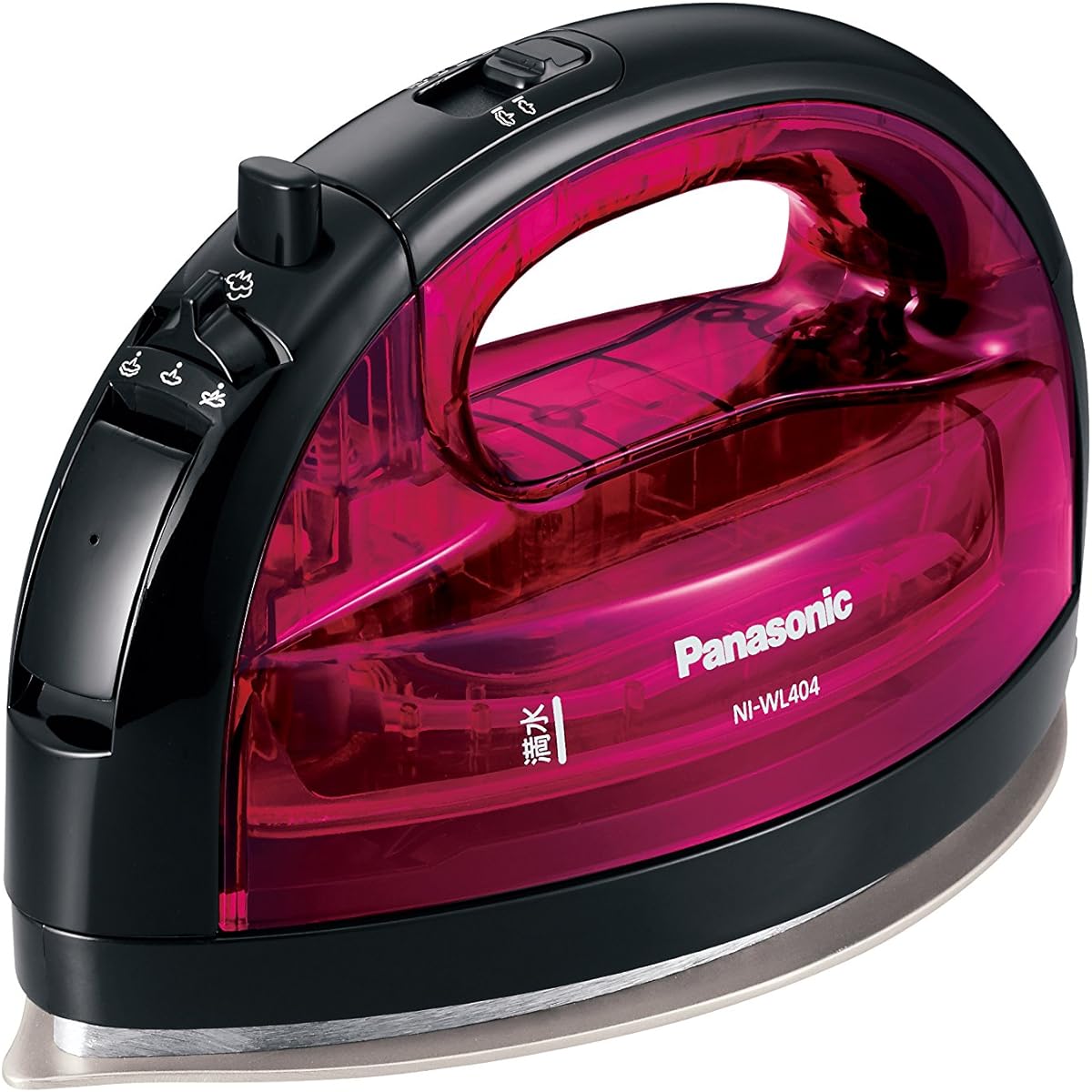 Panasonic Cordless Steam W Head Iron Pink NI-WL404-P