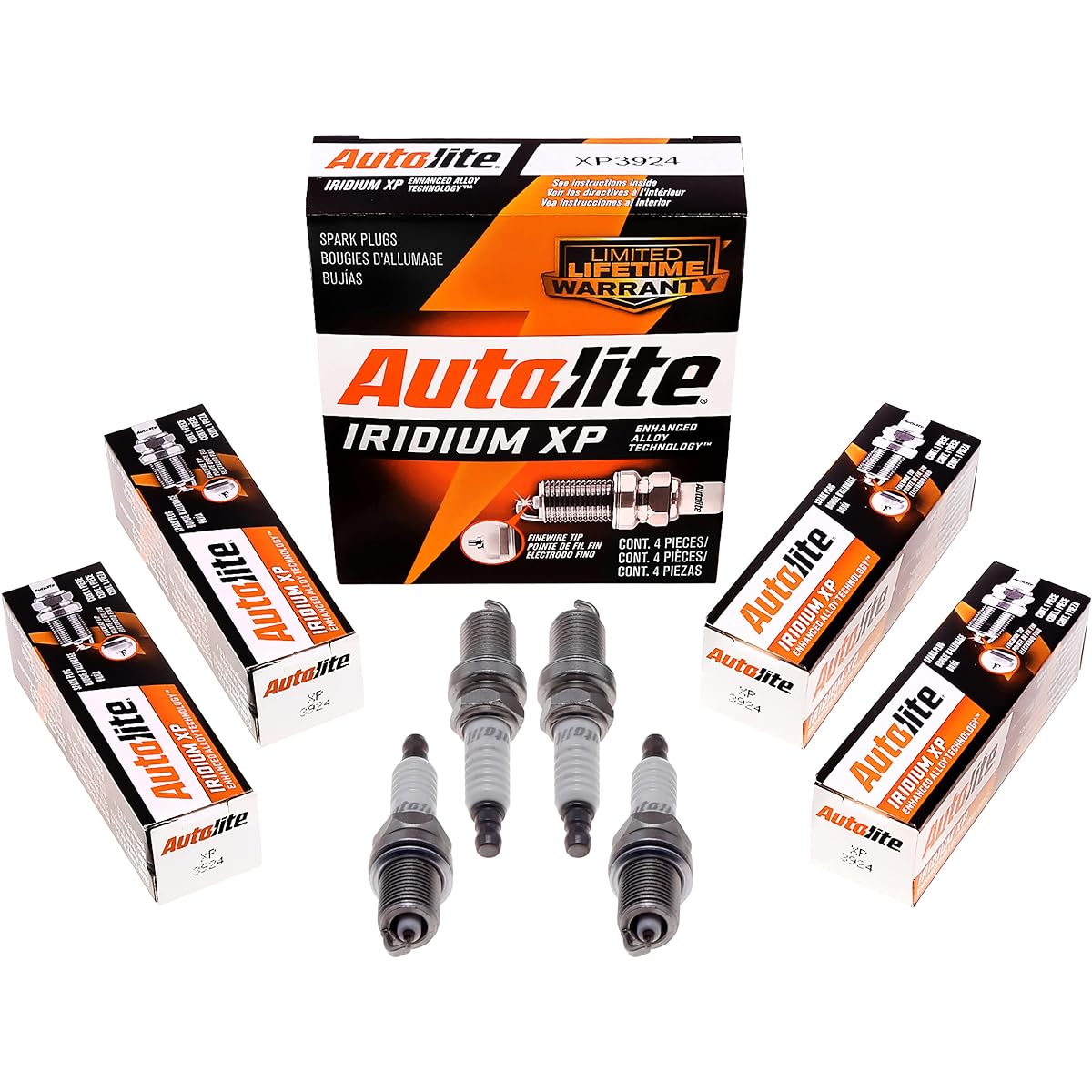 Autolite [Auto light] Iridium Spark Plug XP3924 (set of 4)