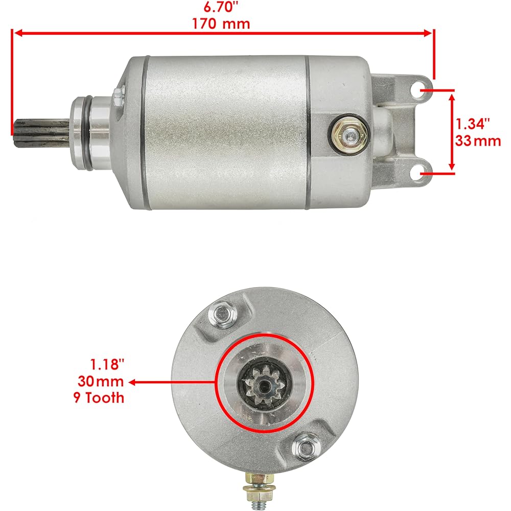 Caltric Starter Suzuki ATV LT-Z400 Z QUADSPORT 398 Compatible with 2003-2009