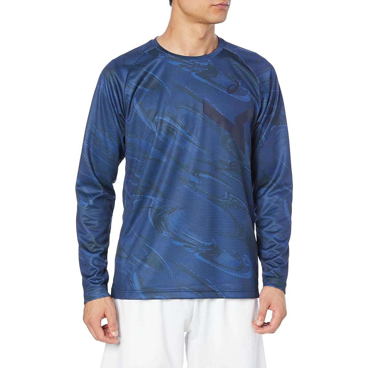 [ASICS] Training Wear A-I-M Dry Graphic Long Sleeve Shirt 2031E252 Men's