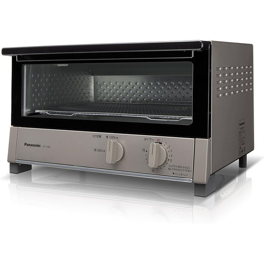 Panasonic toaster oven 2-stage heat power switching beige metallic NT-T300-C