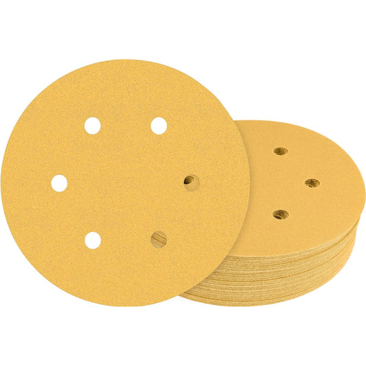 EXPERT C470 Sandpaper 6 Holes for Bosch Professional 50x Random Orbital Sander (Painted Wood, Hardwood, Disc Diameter 150 mm, Grain Size # 120, Accessories Random Orbital Sander)