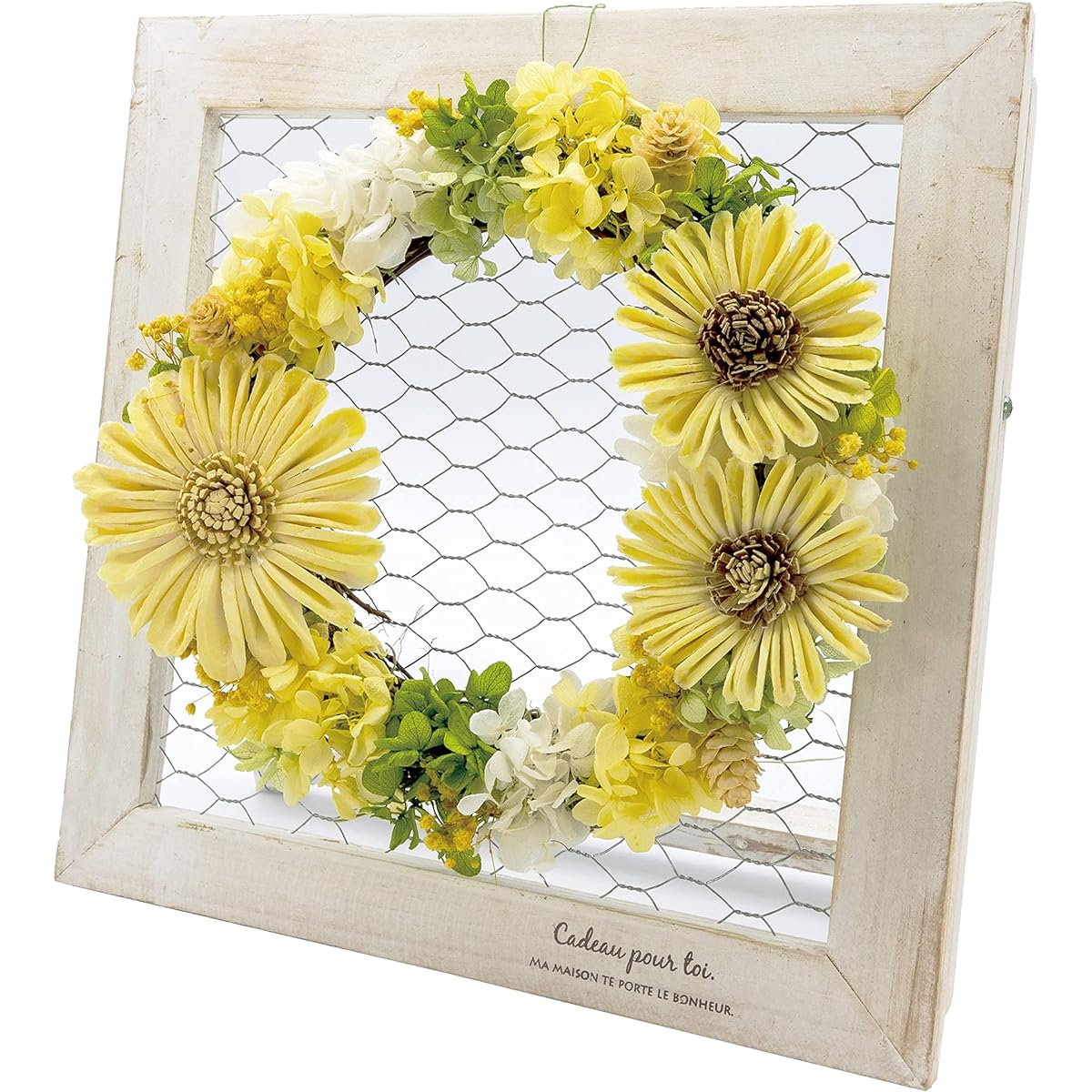 Paseo Sora Himawari Wreath Stand Set Yellow L KD-165L