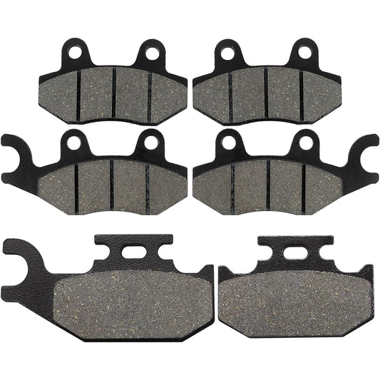 SOLLON Front and Rear Brake Pads Yamaha Raptor 700 YFM700 YFM700R YFM700RSE YFM700RSE2 YFM700RSP YFM700RSP2 YFM700RYR Yamaha Rhino 450 2006-2009 Rhino 60 200 200000 4-200 7