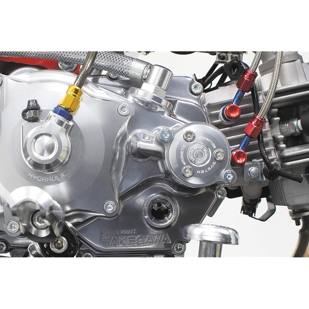 Special Parts Takegawa Oil Filter Cover with Magnet Silver Monkey Gorilla DAX50 APE50 APE100 XR50 XR100 etc. 02-01-0220