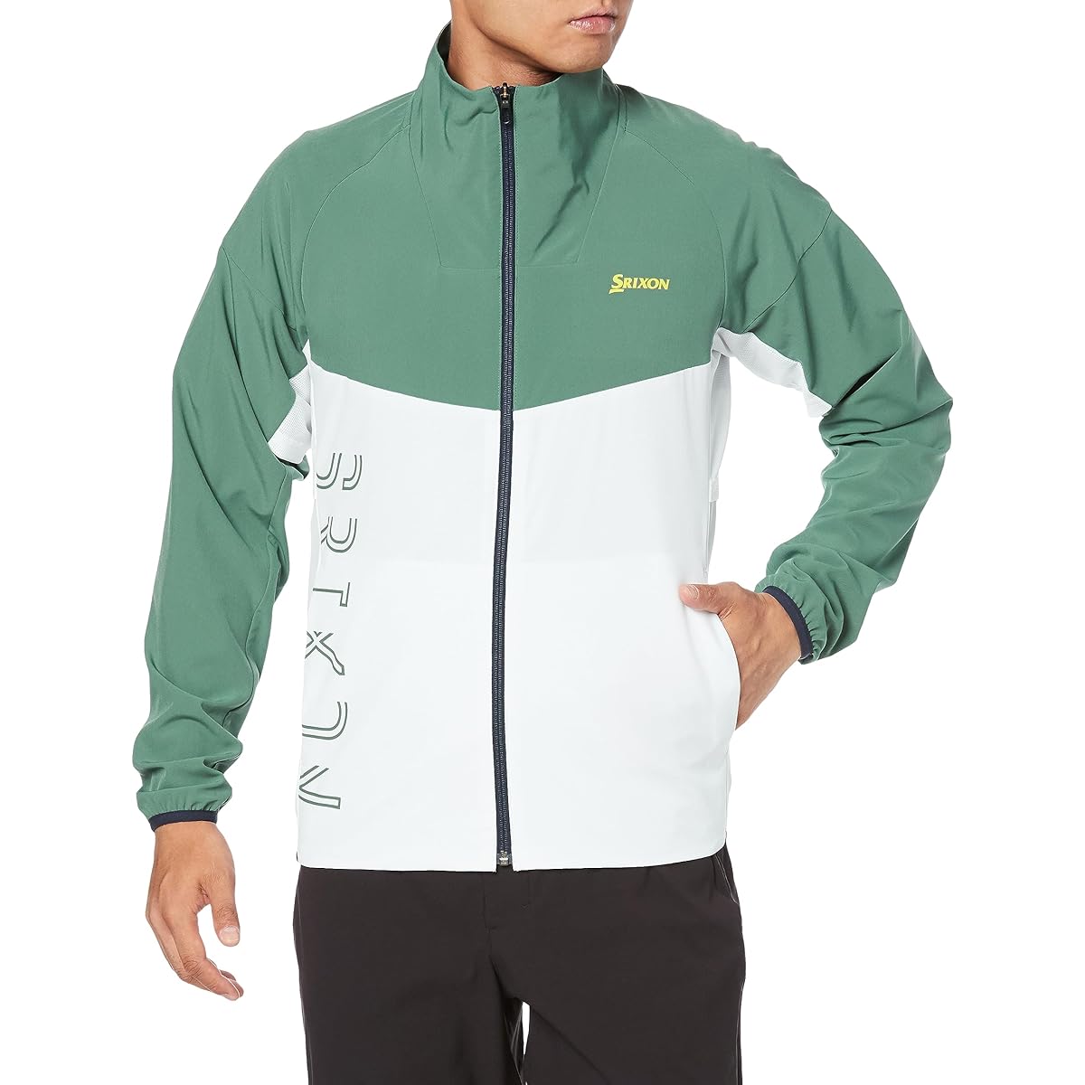 [SRIXON] Full Zip Jacket Windbreaker MOTION 3D Water Repellent Stretch Ventilation Golf RGMWJK02 Men's