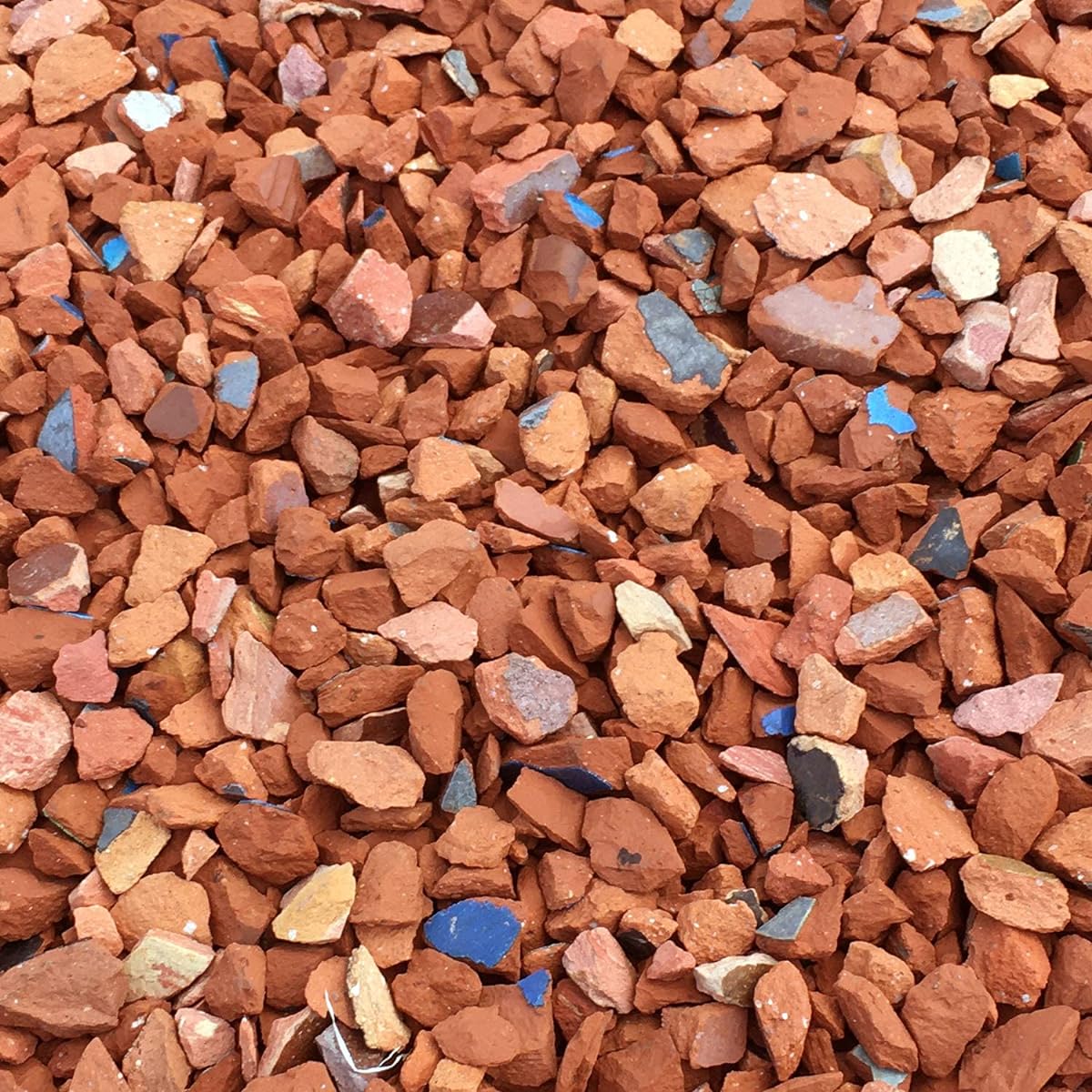 Astro Tile Chips, 15kg, Made in Japan, Deodorant/Odor Prevention, Waste Tiles, Recycled Materials, Substitute for Gravel, Humidity Control, Gardening, Weed Prevention, Security Measures, Mulching Material, Improves Drainage, 602-74