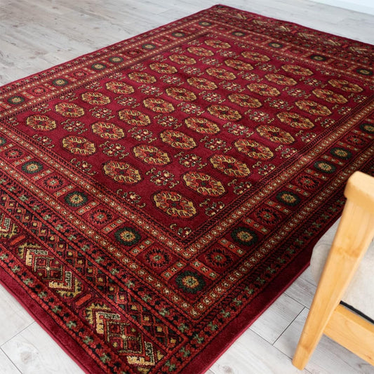 Sayang Sayan Bohara Pattern Rug Rug Legend III 160x230 3 Tatami Red Wilton Weave