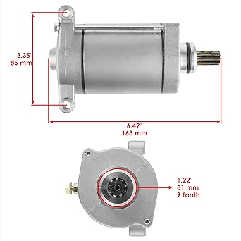 Caltric Starter Yamaha RHINO 660 YXR66F 660cc 2005 2005 2006 2007