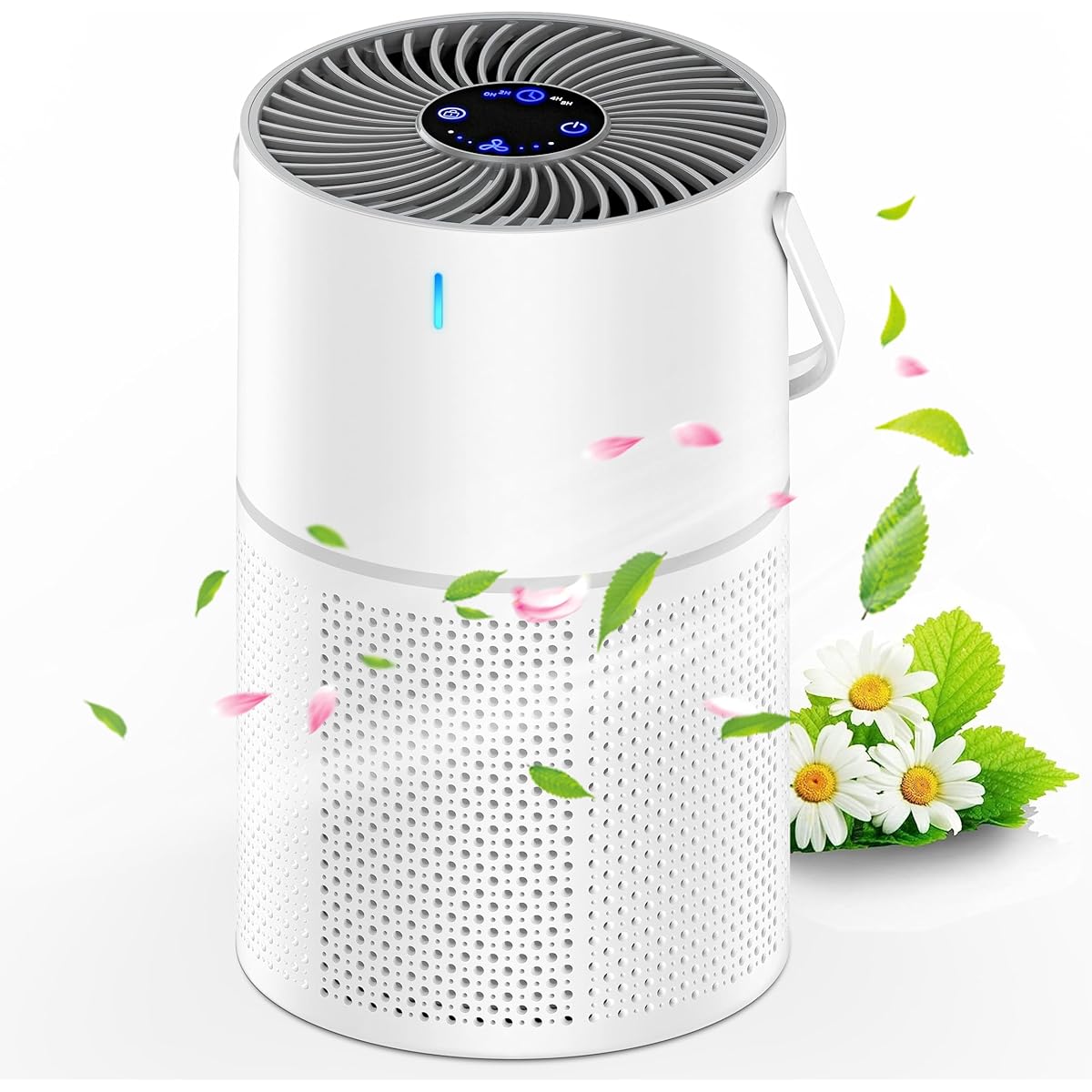 Air Purifier, Small, 13 tatami, Pollen, Quiet, Dust Collection, Pets, Tobacco, Disinfection, Mold, Tabletop, Car, Air Purifier, 20 tatami mats, House Dust, Allergies, Pollen Prevention, Air Purifier, Negative Ion HEPA Filter, Activated Carbon Filter, PM2