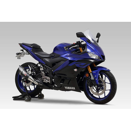 YOSHIMURA Slip-on YZF-R25/MT-25(19) YZF-R3/MT-03(18-19) R-11 Cyclone Government Certification 1 End EXPORT SPEC Metal Magic YOSHIMURA 110-348-5E20