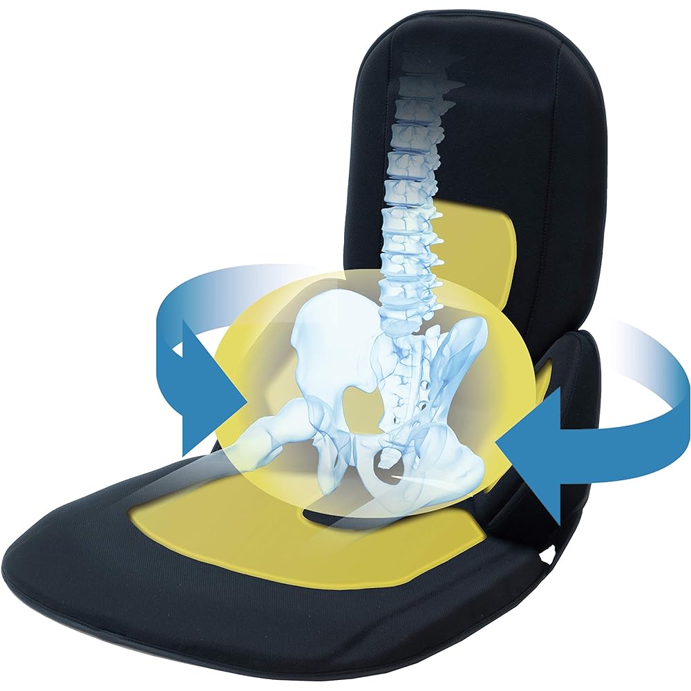 EXGEL Hug Drive Slim Cushion Gray HUD03-GR Gel Cushion Car Made in Japan Waist Pad