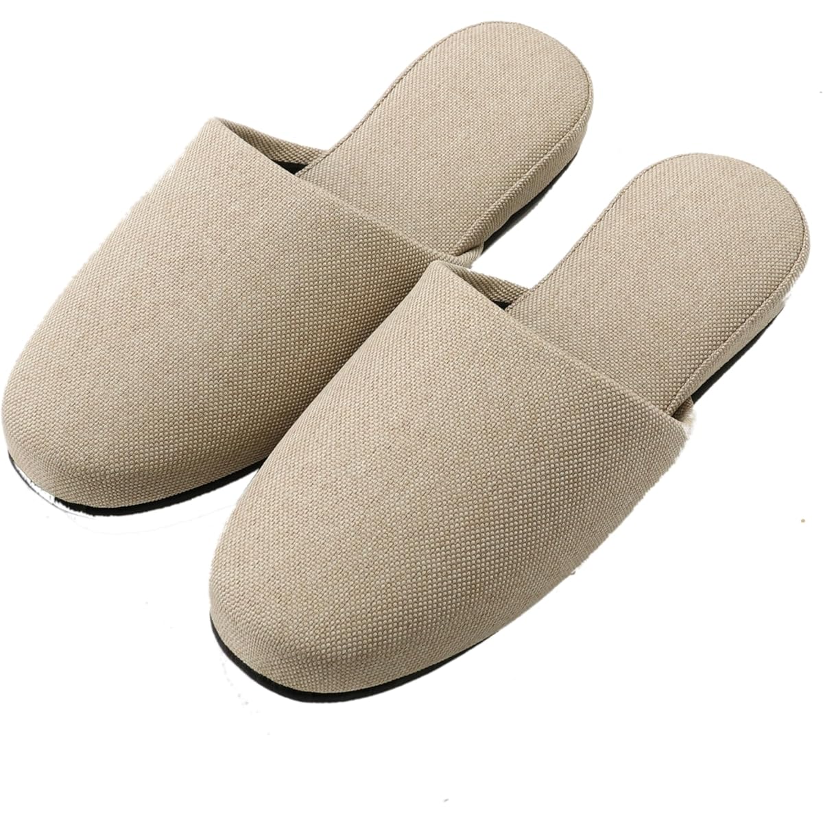 [HYBRIDWORKS] High-quality upholstery fabric slippers, 5-pair set, hanging, unisex, sturdy, for guests, commercial use