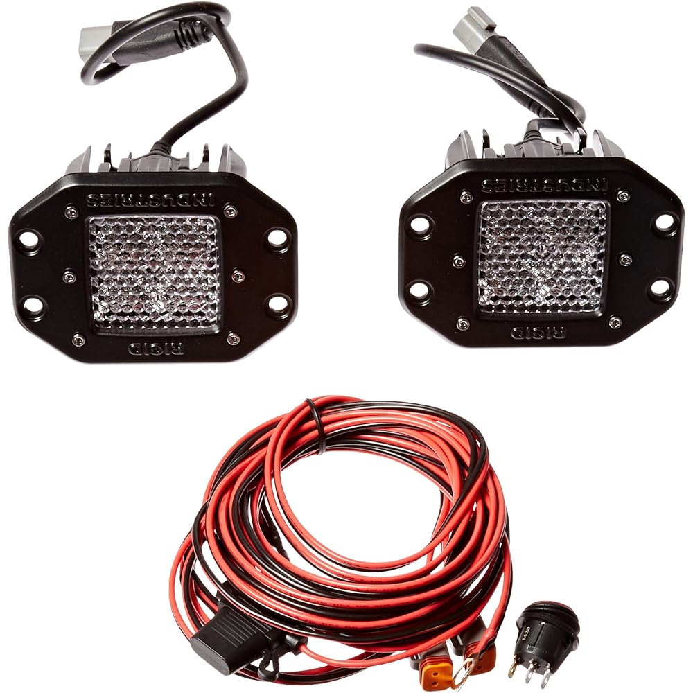 Rigid Industries 21251 Dual 60 ° lens flash mount (set of 2)