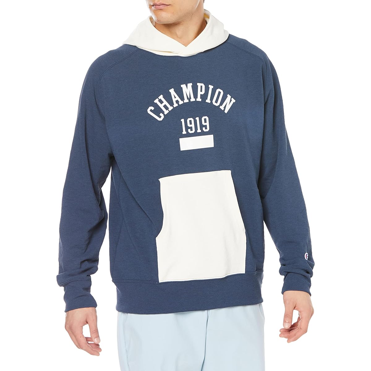 [Champion] Parka, Long Sleeve, Round Neck, Stretch, Lightweight, Dry, Antibacterial, Odor Resistant, Quick Drying, UV Protection, TECH WEAVE(R) Terry Hooded Sweatshirt, Men's Golf C3-XG102