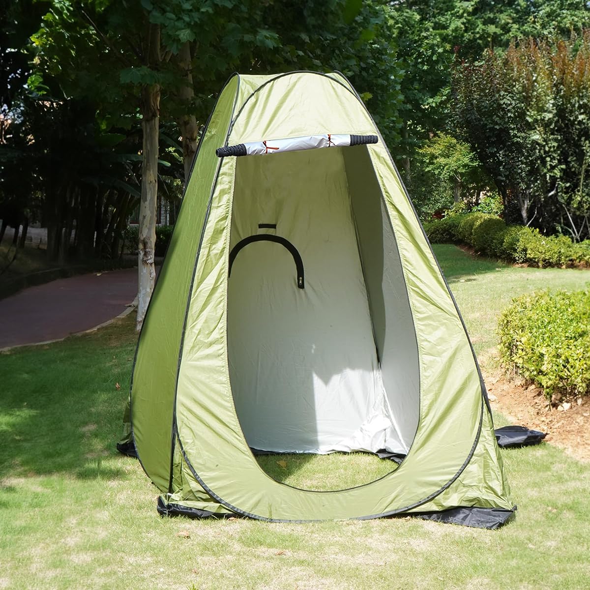 ybaymy One-Touch Changing Tent, Private Tent for One Person, Pop-up Tent, 47.2 x 47.2 x 74.8 inches (120 x 120 x 190 cm), Pop-up Tent, Non-See-through, Easy Setup, Waterproof, UV Protection, Foldable,