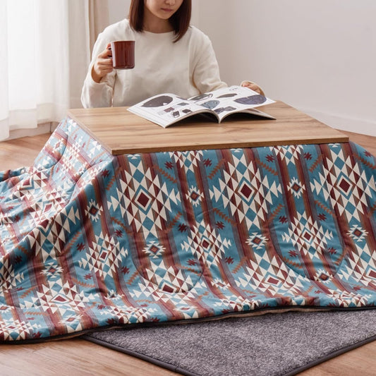 Hagiwara 3WAY Cushion Sleeping Bag Kotatsu Futon Blue Approx. 50 x 50cm (when used as a cushion) "Vinz" Cushion sleeping bag that can be used in 3 ways Home Camping Outdoor Belamping Disaster Prevention Goods