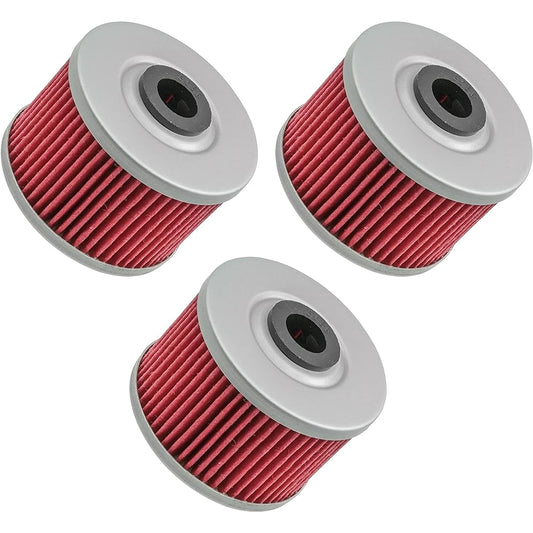 Caltric Oil Filter 3 Pack Honda XR400R XR-400R XR440 1996-2004